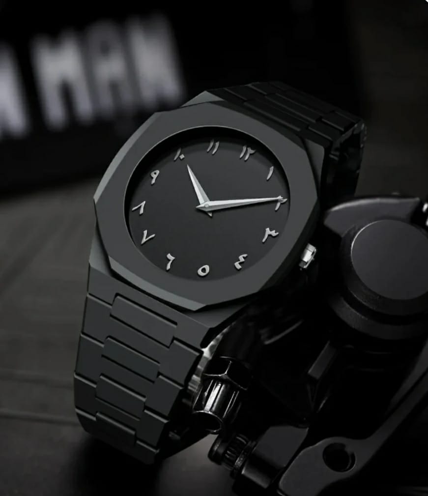 LUXURY ARABIC BLACK AURA WATCH